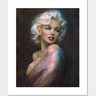 Theo's Marilyn WW Blue Posters and Art